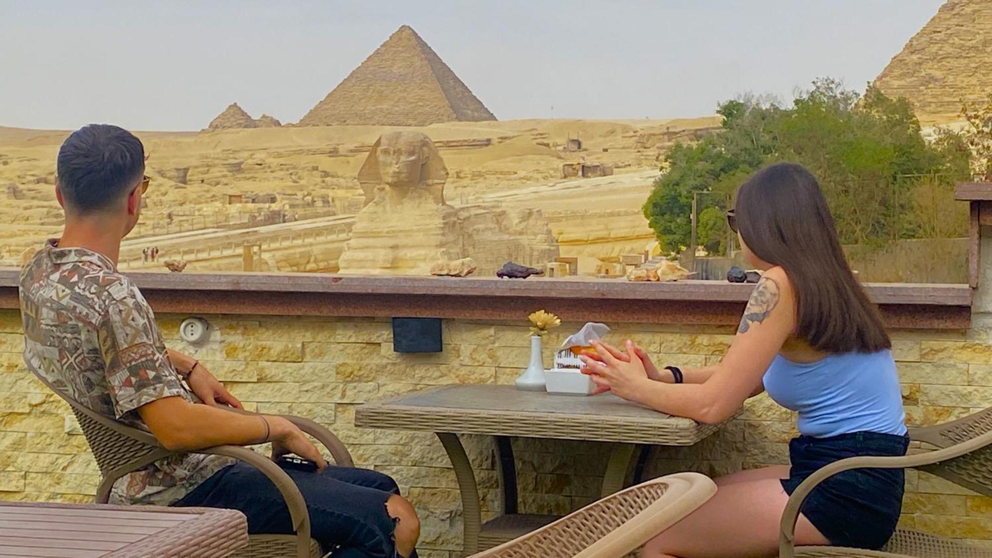 Seven Pyramids Panoramic View Inn Kafrat al Jabal Ngoại thất bức ảnh